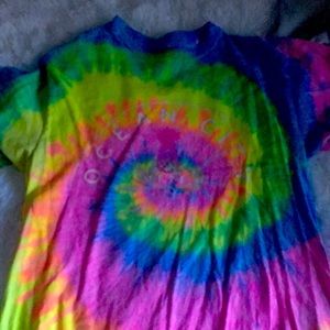 Tie die ocean city shirt